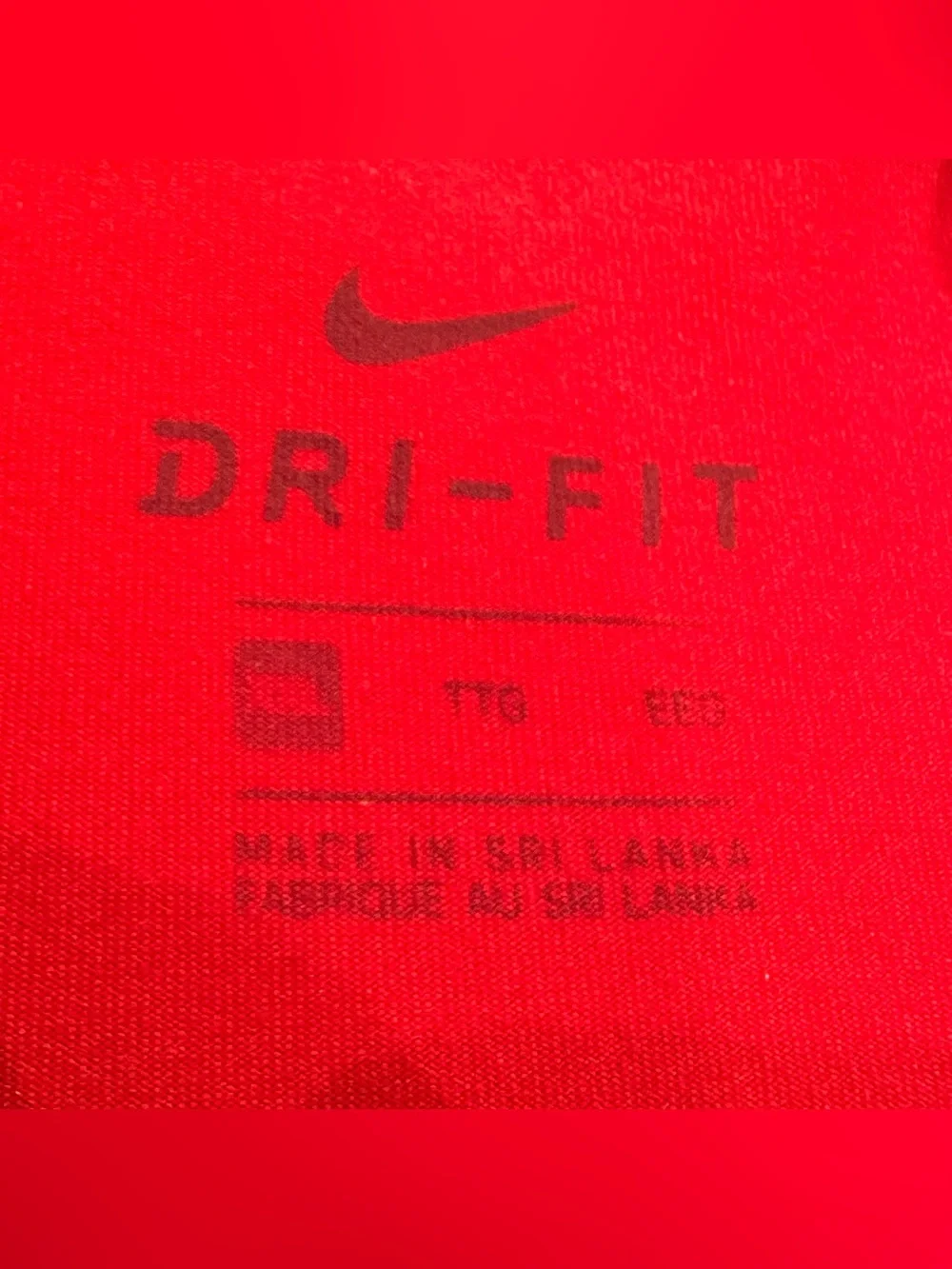 Nike Dri-Fit Running Mens 1/2 Zip Red Long Sleeve Pullover Shirt XXL Performance